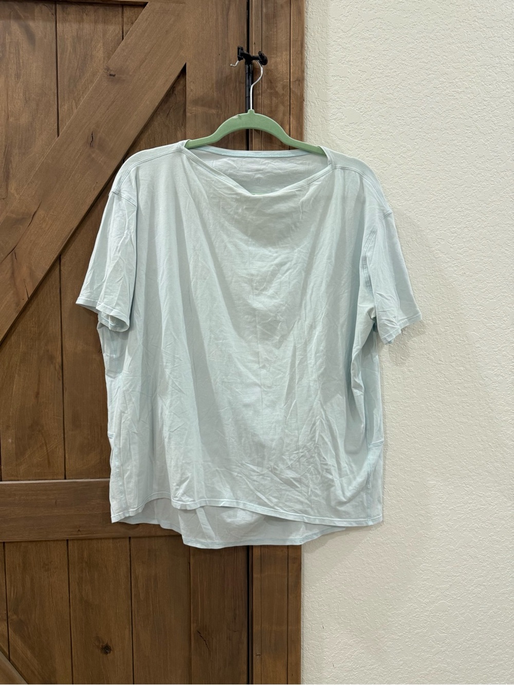 lululemon athletica Pale Blue Relaxed Short Sleeve Tee